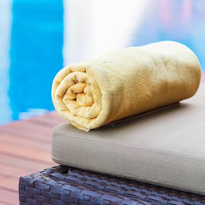 6 Pack Bath Towels Set (27 x 54 Inches) 100% Ring Spun Cotton, Super Soft Lightweight, Quick Dry & Highly Absorbent Towels for Bathroom, Hotel & Spa (Spectrum, Pack of 6 (27''x54''))