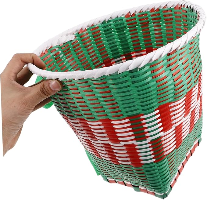 Rustic Style Woven Knapsack Decorative Pack Basket for Boys and Girls Toy Baskets