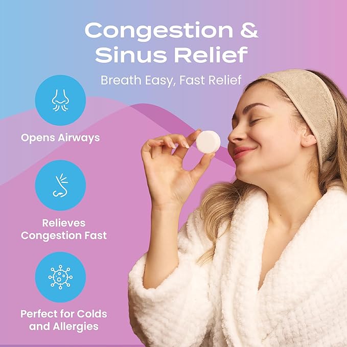 Body Restore Shower Steamers Aromatherapy 12 Pack – Birthday Gifts for Women, Men, Travel Essentials, Stress Relief, Relaxation, Self Care, Bath Bombs – Bloom