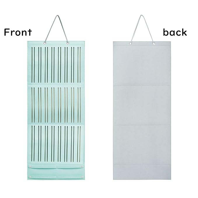 PACMAXI Baby Girl Hair Bows Holder, Hair Clips Storage Hanger For Ribbons, Hair Bows Organizer, Baby Hair Clip Storage Display Sturdy Stand, Wall Hanging for Girl Room (Mint Green, Large)