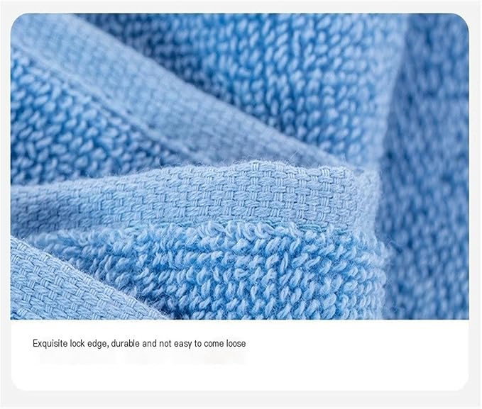 Solid Color Cotton Towel Set 3 Pack, Soft Absorbent Oversized Face Towels, 33x72cm for Home(Pink)
