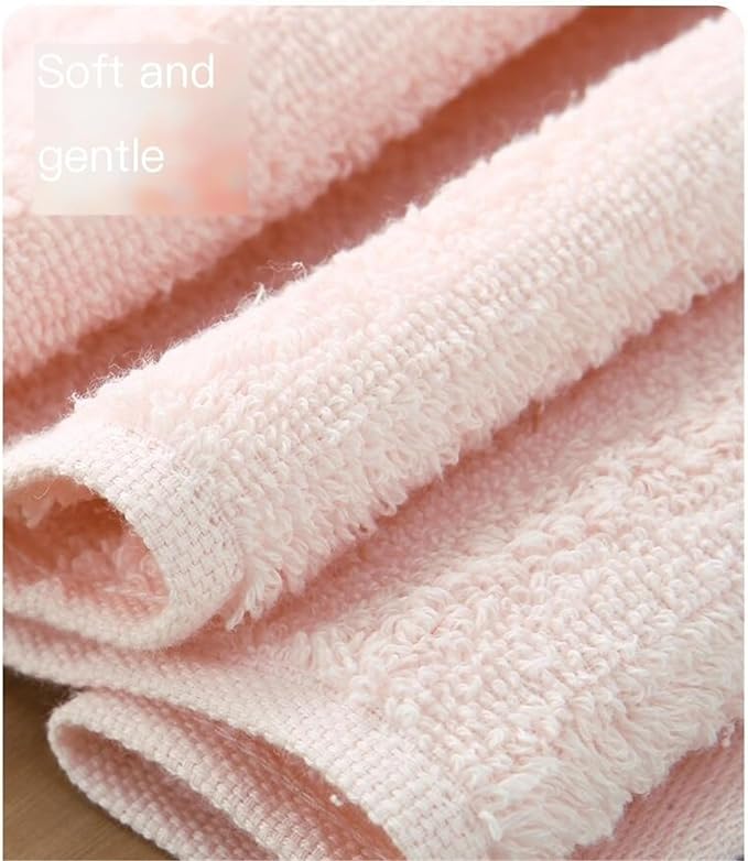 3-Pack Cotton Towels with Hanging Loop, Rapidly Absorbing & Soft for Face and Hands(Purple)