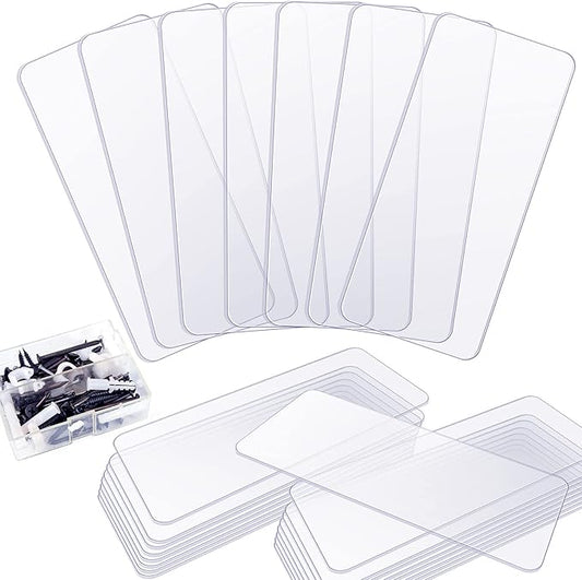 Yookeer 32 Pack 4.25 x 2 In Drawer Dividers for Storage Bins Plastic Storage Hardware Cabinet Dividers for Teacher Toolbox, Small Parts Organizer, Screw Organizer