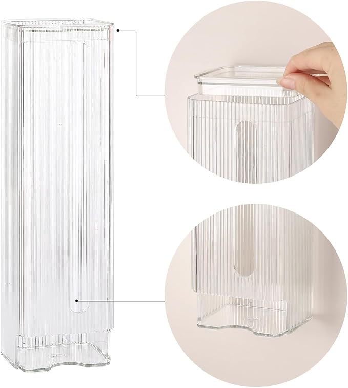 acDesign 2PCS Wall Mount Sock Underwear Drawer Organizer, Wall Hanging Underwear Storage Box for Wardrobe Cabinet Bedroom Socks Lingerie