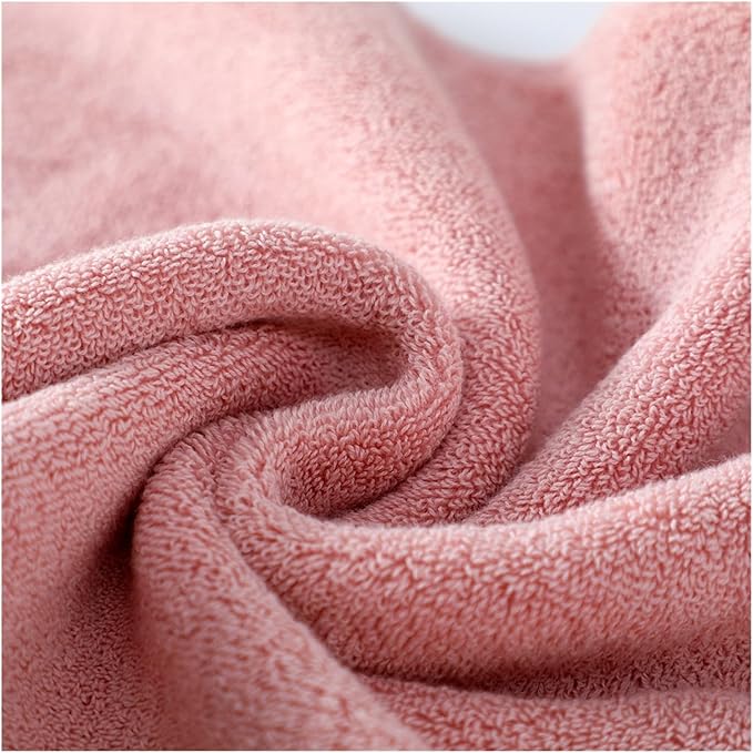 3 Pack Cotton Bath Towels, Soft Absorbent Quick Dry Face Hand Towels, 32 Ply(Camel)