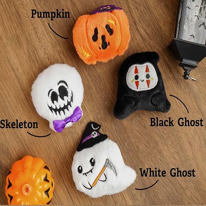 Personalized Halloween Candy Bucket, Custom Baby Name Trick or Treat Baskets Customized Monogrammed Cotton Tote Basket Toys Storage Basket Gifts for Boys Girls Halloween