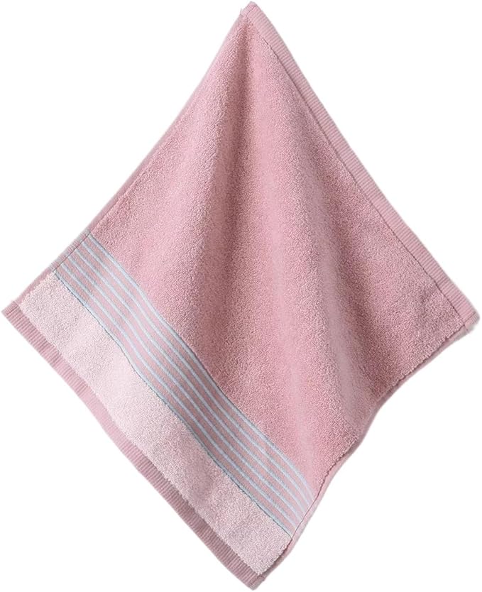 3 Pack Pure Cotton Face Cloths, 35x34cm Absorbent Bath & Hand Towels, Assorted Color(Purple)