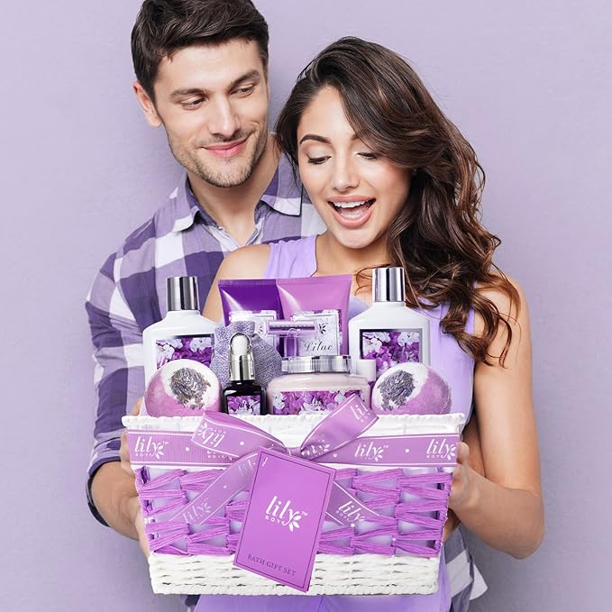 Valentines Day Gifts for Women 17-Piece Bath and Body Gift Set for Mom - Luxury Spa Gift Basket, Pampering Bath Set | Mothers Day, Birthday Gifts, Christmas Perfect Holiday Gift for Her