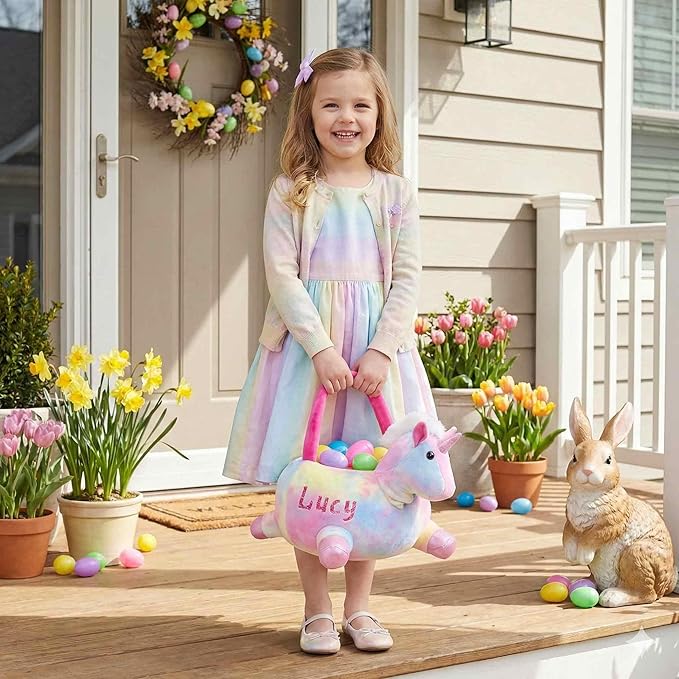 DIBSIES Plush Easter Basket