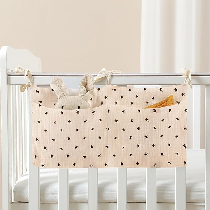 Baby Bedside Hanging Bags Storage Organizer Milk Bottle Toy Crib Baby Nappy-Bag Bed-Bunk Organizing Bag
