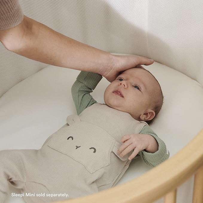 Stokke Sleepi Mini Mesh Liner V3, White - Compatible with Sleepi Mini V3 - Breathable 3D Mesh for Safe Sleep - Machine Washable