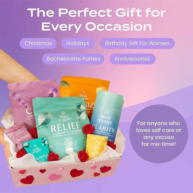 Body Restore Bath Bombs Aromatherapy 15 Pack - Birthday Gifts for Women, Men, Travel Essentials, Stress Relief, Relaxation, Self Care - Lavender