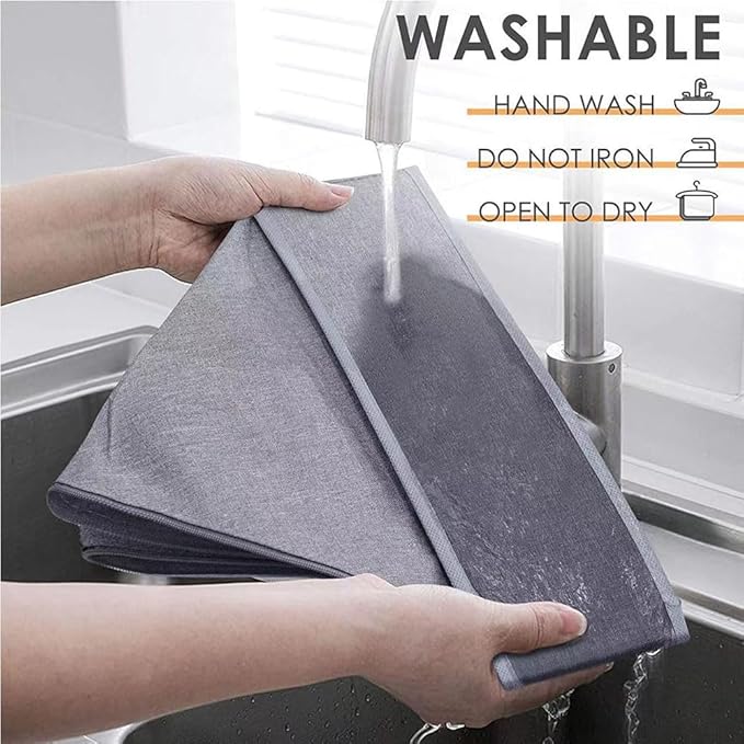 Underwear Organizer with Drawer Dividers, Foldable Fabric Dresser Closet Organizers Bins, Bedroom Cabinet Organization and Storage Box for Baby Clothes, Undies, Ties，Sock-Dark Grey (16cell)