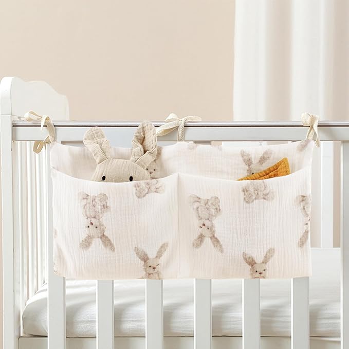 Baby Bedside Hanging Bags Storage Organizer Milk Bottle Toy Crib Baby Nappy-Bag Bed-Bunk Organizing Bag