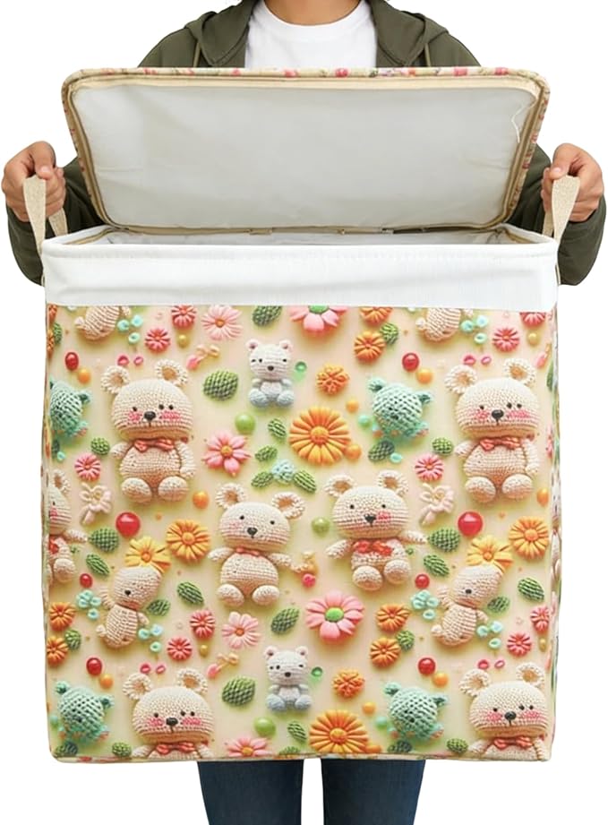 120L Extra Large Laundry Basket with Lid & Handles, Collapsible Waterproof Laundry Hamper for Laundry Room Organization