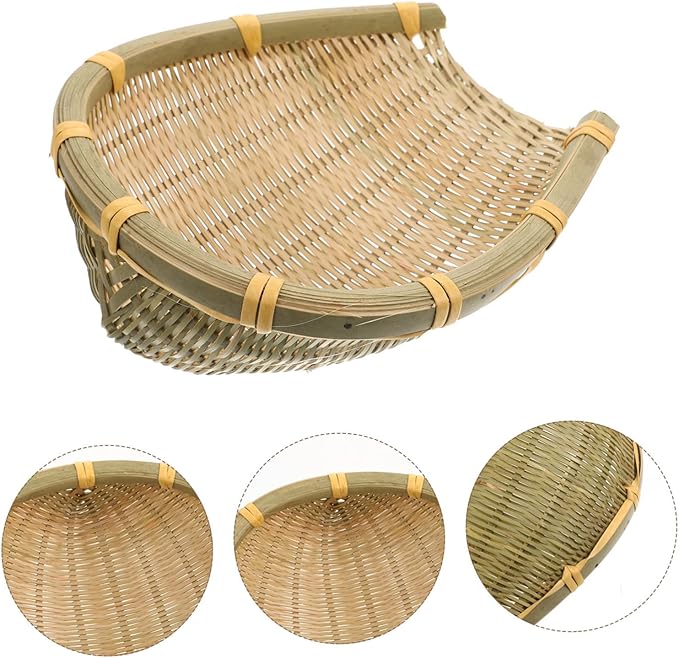 Woven Storage Basket Decorative Multipurpose Woven Basket for Fruits Snacks and Items Charming Home Decor for and Nursery