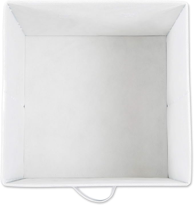 DII Non Woven Polyester Storage Bin, Polka Dot, French Blue & White, Small Set of 2