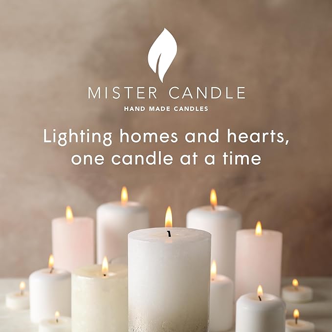 3" x 6" Yellow Pillar Candles (Set of 3) Unscented, Solid Color, Hand Crafted Weddings, Home Decoration, Restaurants, Spa, Church, Holiday Candle Gift