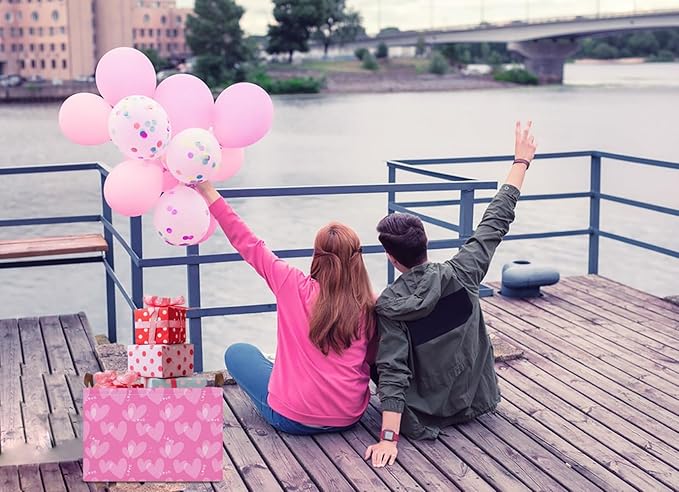 Rectangle Storage Basket with Handles,Collapsible Storage Bin,Books Box,Gift Basket(Pure Love)