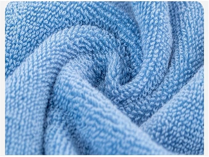 Solid Color Cotton Towel Set 3 Pack, Soft Absorbent Oversized Face Towels, 33x72cm for Home(Pink)