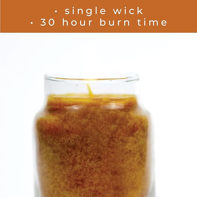 A Cheerful Giver - Banana Nut Bread Baby Scented Glass Jar Candle (6oz) with Lid & True to Life Fragrance Made in USA