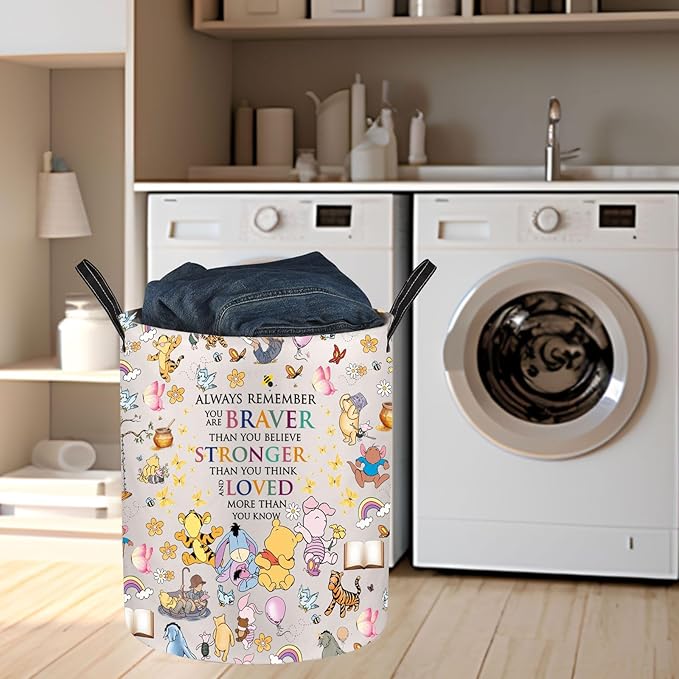 JNIAP Bear Laundry Basket Bear Laundry Hampers Bear Storage Basket Bear Storage Organizer (always bear LB)