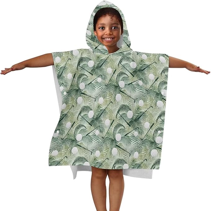 Hooded Beach Towel for Kids Golf Large Towel Wrap Ultra Absorbent Natural Baby Stuff Baby Bath Shower Decorations for Boys Girls
