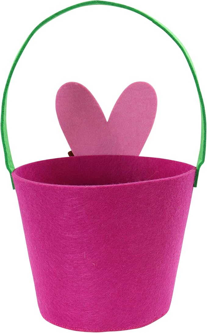 Animal Adventure | Peeps | 7” Collectible Pink Bunny Felt Basket