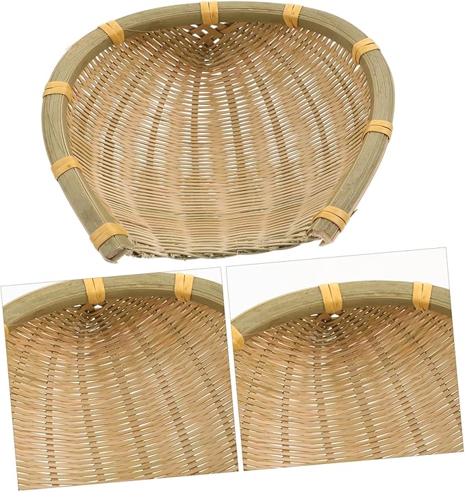 Woven Storage Basket Decorative Multipurpose Woven Basket for Fruits Snacks and Items Charming Home Decor for and Nursery