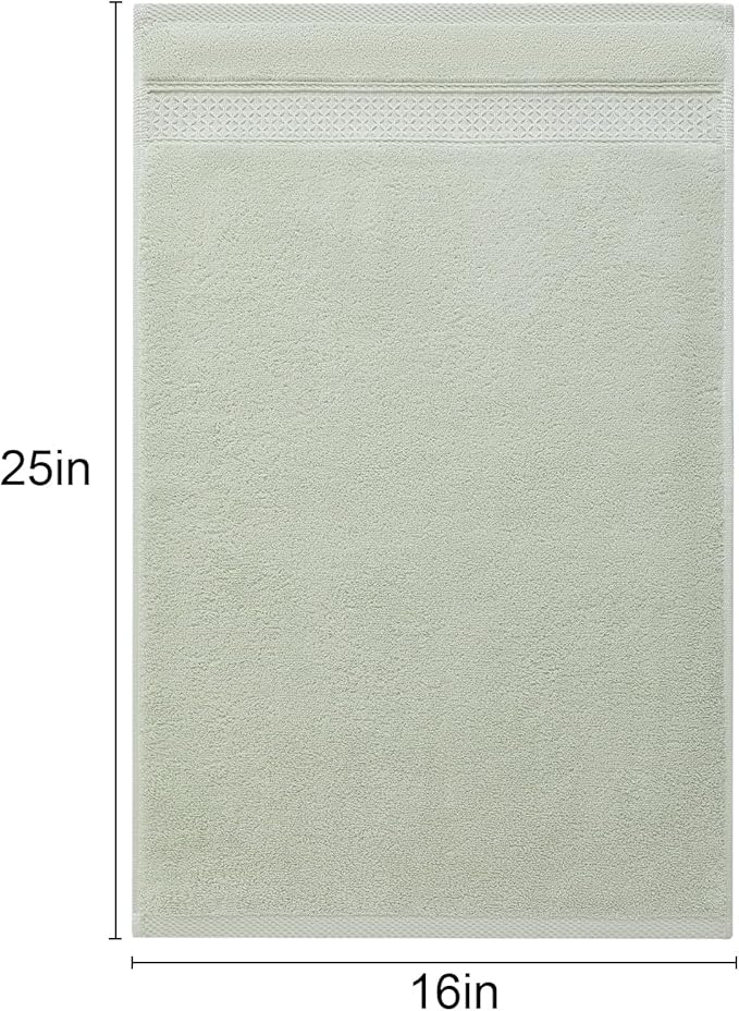 6 Pack Hand Towel Set, 16 by 25 inches, 100% Cotton Ultra Soft and Highly Absorbent, Quick Drying, for Hotels, Spa, Bathroom