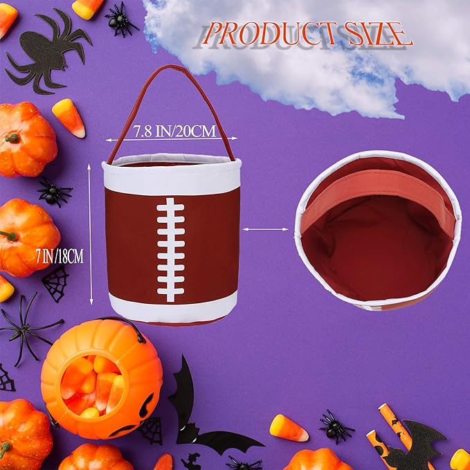 Halloween Candy Baskets Halloween Trick or Treat Bags Candy Buckets Footabll Gift Baskets Baseball