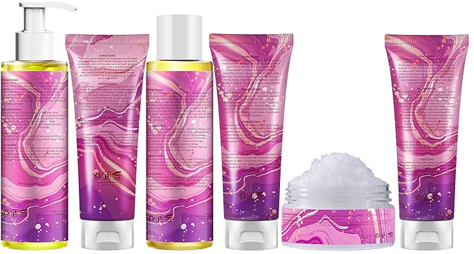 Spa Bath Sets for Women Gift,Stress Relief & Relaxing Body Wash Bath Set,Vanilla Home Spa Basket Gifts Set for Woman Mom Wife Her Sister,Unique Self Care Womens Gift ,Birthday Valentines Gifts Women