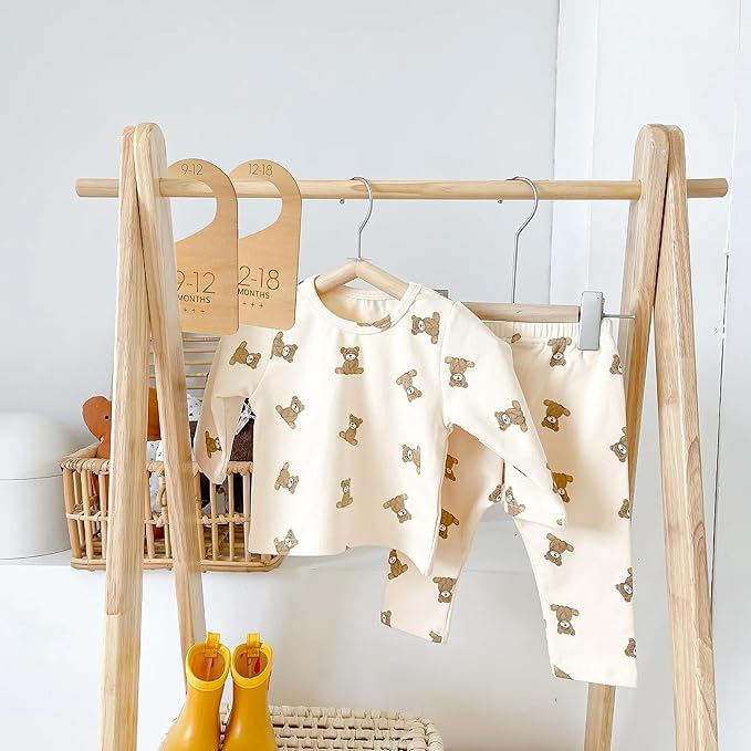 Modern Baby Closet Dividers - Wooden Closet Dividers Baby,Clothes Dividers for Nursery Closet,Newborn to 24 Months for Home Nursery Clothes