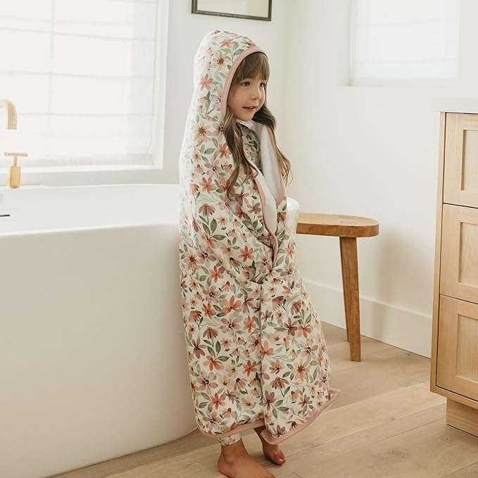 Copper Pearl Natalie Premium Big Kid Hooded Towel