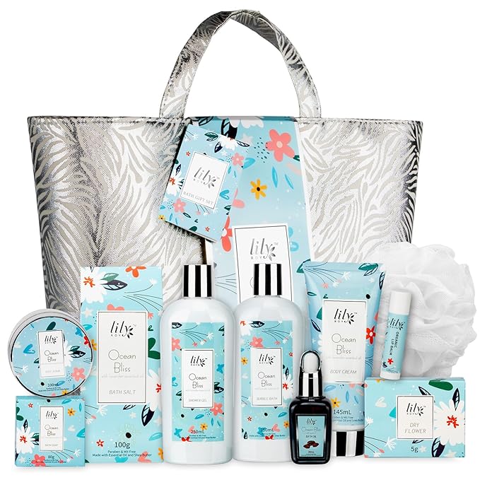 Valentines Day Gifts for Women - XXXL Bag Spa Gift Set, Luxury Bath and Body Gift Bag Set for Women, Spa Kit Gift, Mothers Day Gift for Mom, Birthday, Christmas Gifts, Spa Bath Gift Set for Holiday
