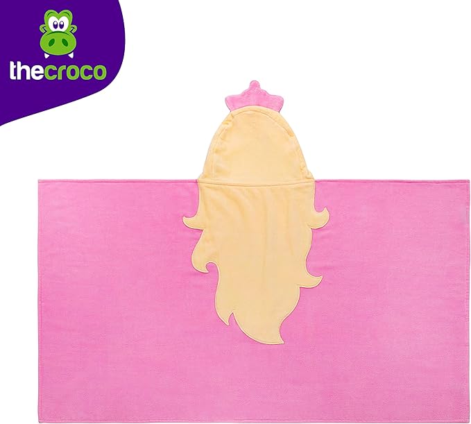 Premium Hooded Towels for Kids | Ultra Soft and Extra Large (28 x 49 inches) | 100% Cotton Kids Bath Towel with Hood | Beach Pool Towels for Ages 1-8 Boys & Girls (Light Pink)