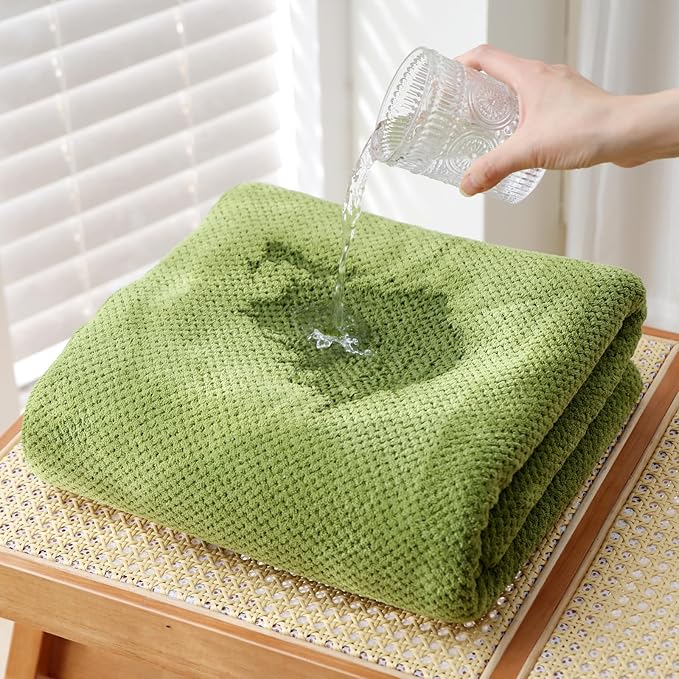 30x60 Inches Extra Large Bath Towels Set Super Soft Absorbent Luxury Microfiber Towels for Bathroom (Sage Green, 6PCS)