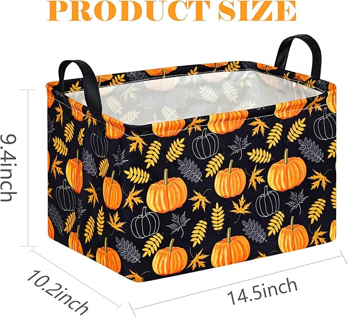 Rectangle Gift Storage Basket Home Shelf Storage Basket Organizer Box Clothes Laundry Hamper Nursery Basket Laundry Basket with Handles