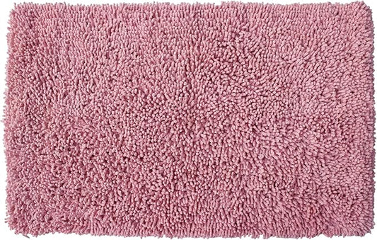 Home Weavers Fantasia Bath Rug 100% Cotton Bathroom Rugs Set, Washable Rug, Soft Cotton Extra Soft and Absorbent Bath Rug, Kitchen Mat, Bath Mat Set, Bath Floor Mat Non Slip, 24"x40" Rectangle, Pink