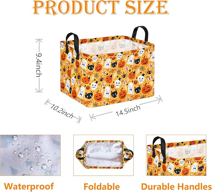 Rectangle Gift Shelf Nursery Storage Basket Laundry Hamper Storage Box and Bins for Home Clothes with Handles