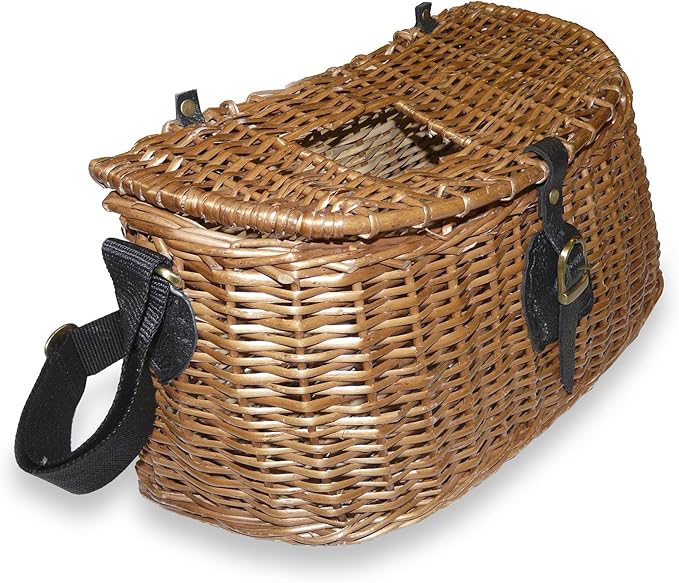 Willow Creel Basket 13" x 6" x 7"