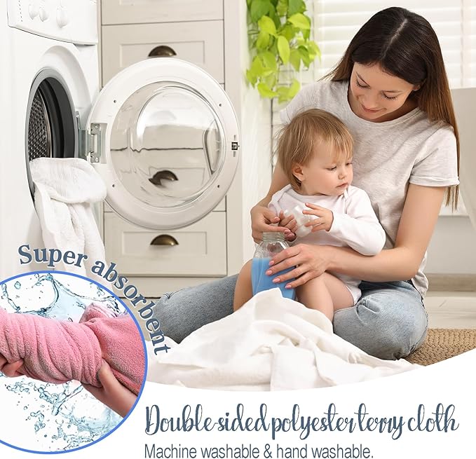 Baosity Custom Hooded Baby Towel with Name, Personalized Soft Absorbent Bunny Bath Towel, Shower Towels for Girls Boys, Easter Brithday for Baby, Toddler, Newborn Essential