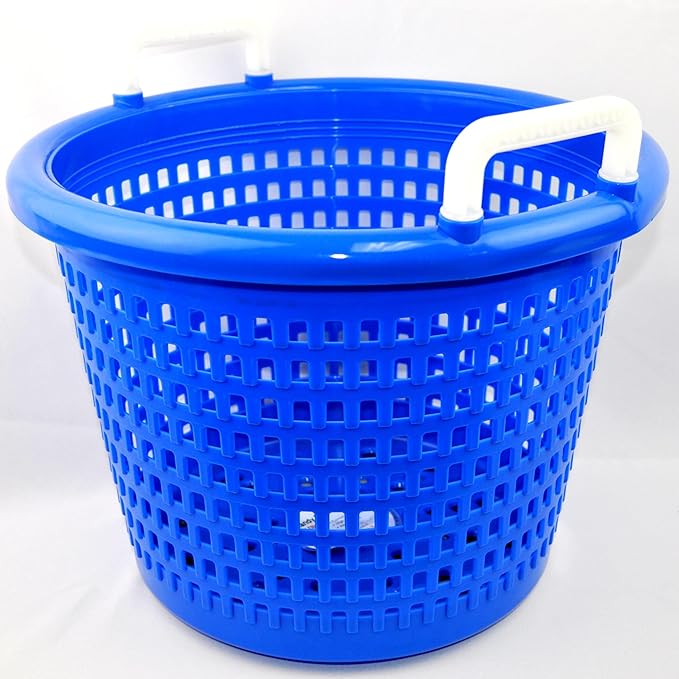 Handy Basket - Blue for Fishing, Laundry, heavy duty, hold up 40 lbs, can take hot and cold condition, used by commercial fishermen for decades.