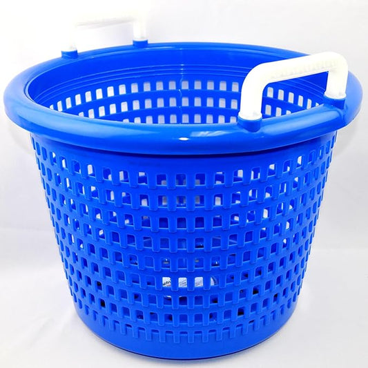 Handy Basket - Blue for Fishing, Laundry, heavy duty, hold up 40 lbs, can take hot and cold condition, used by commercial fishermen for decades.