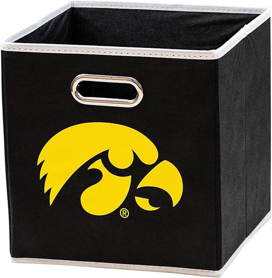 Franklin Sports NCAA College Team Fabric Storage Cubes Made to Fit Storage Bin Organizers