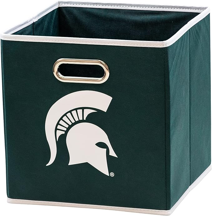 Franklin Sports NCAA College Team Fabric Storage Cubes Made to Fit Storage Bin Organizers