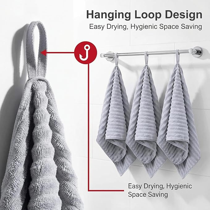 4PCS Microfiber Hand Towels for Bathroom Christmas Decorations Quick Dry Small Towel Set Bathroom Kitchen 14 x29.6inch