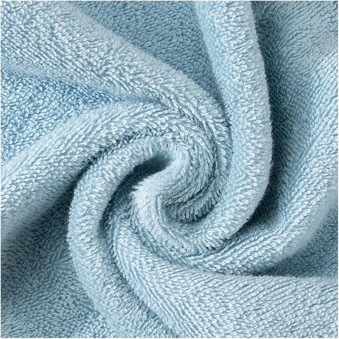3 Pack Cotton Towels, Thick 40s Yarn Face Bath Towels, Absorbent & Soft for Home(Grey)