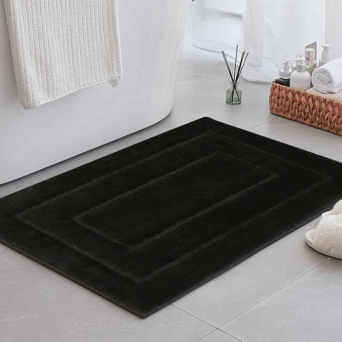 GRANNY SAYS Bathroom Rug Mat, Bath Mats for Bathroom Non-Slip, Super Soft and Water Absorbent, Microfiber Bath Rugs, Machine Wash Dry, Large Bath Rugs for Bath Floor, 36" x 24"