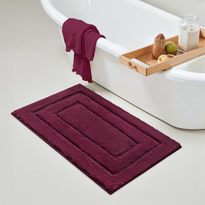 GRANNY SAYS Bathroom Rug 16" x 24" Strawberry Red